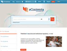 Tablet Screenshot of econtenta.com